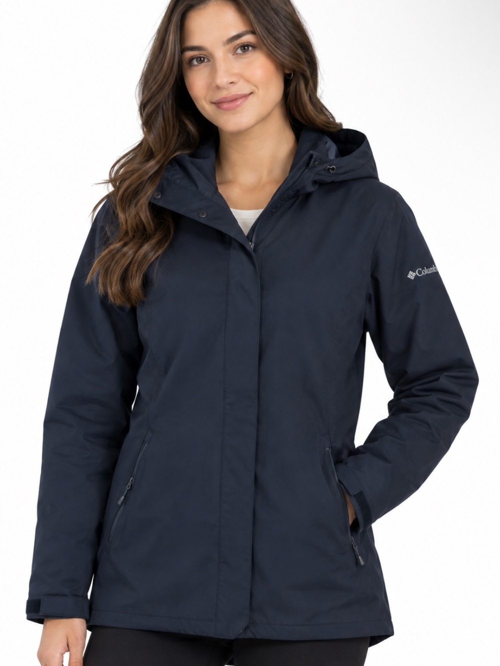 Columbia Dark Color Hooded Jacket